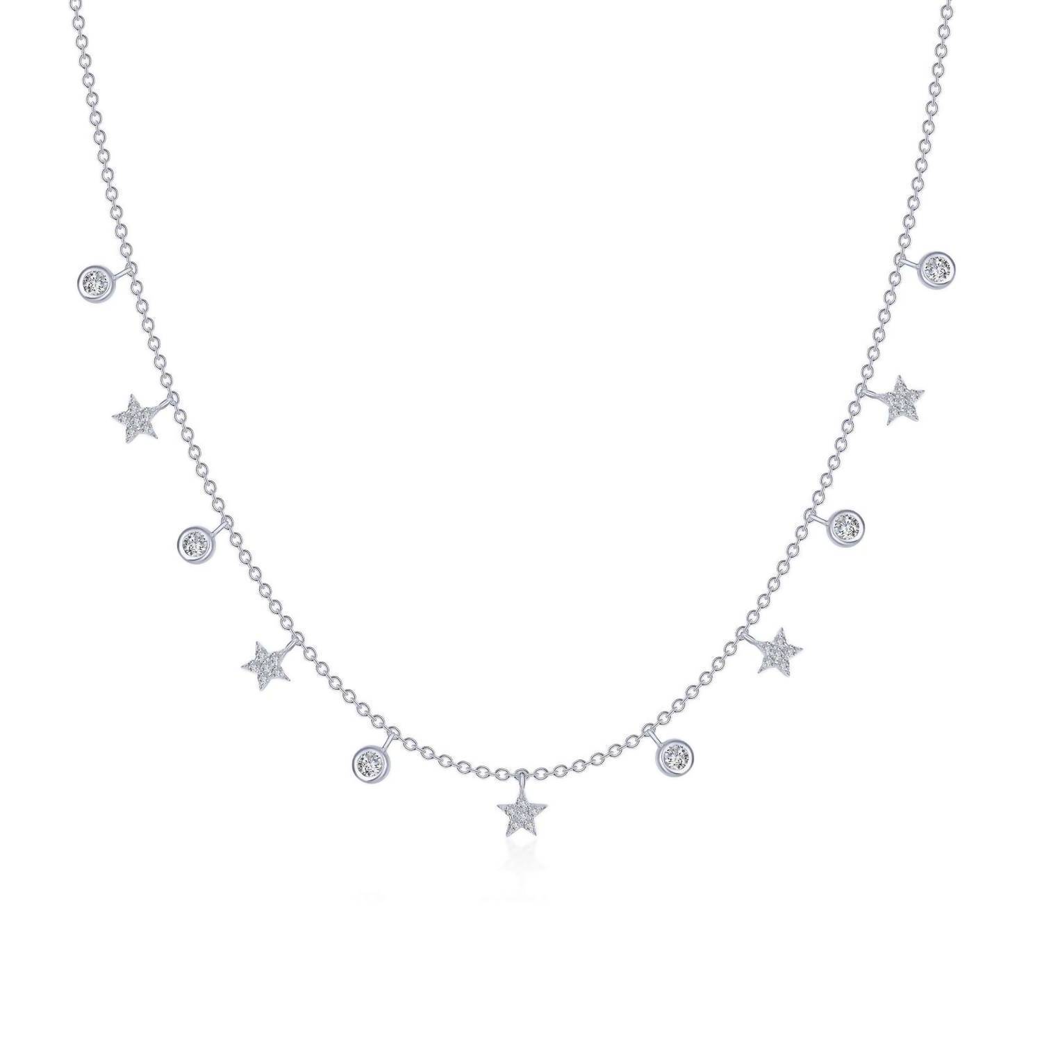New Lafonn Women's Starfall Necklace In Silver